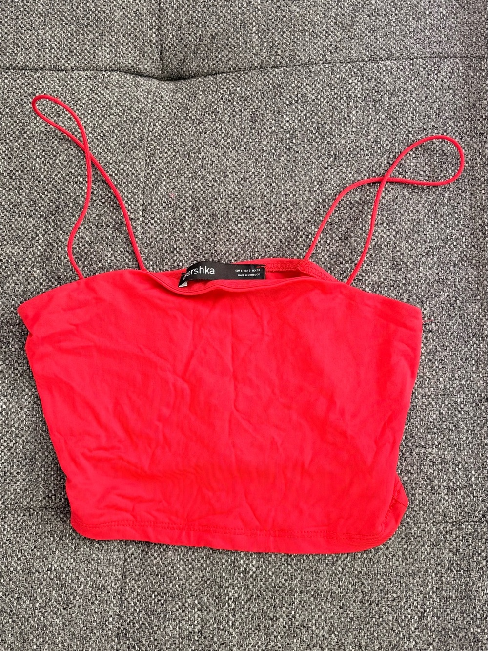 Crop top Bershka rouge